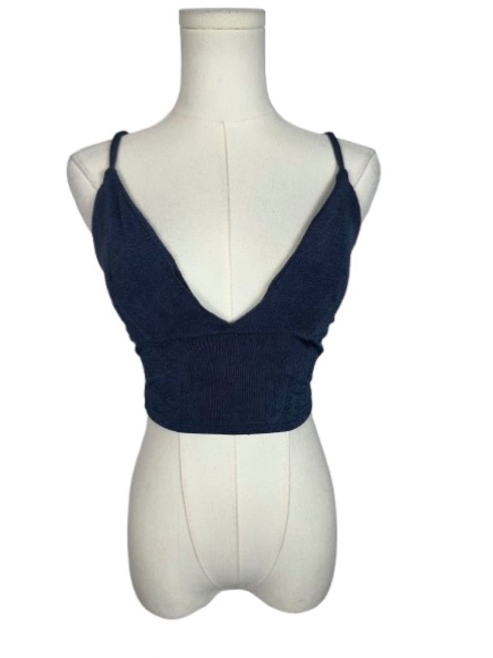 ❤️ SALE! 💙 Urban Outfitters Navy Cropped V-Neck Tank